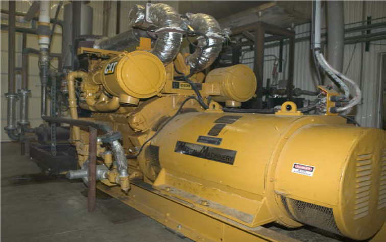  Generation engines commonly used in the use of treated biogas.