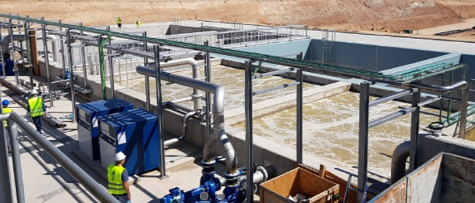  Planta de tratamiento de aguas residuales en la que se ha instalado un SBR de SIGMADAF, especialistas en tratamiento de aguas residuales industriales.